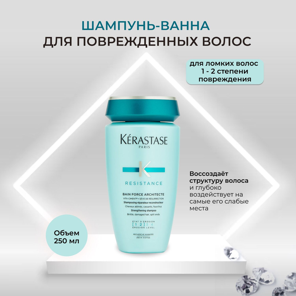 KERASTASE Шампунь-ванна Resistance Bain Force Architecte для укрепления тонких волос  #1