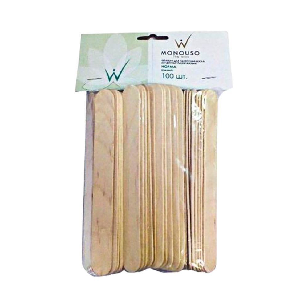 Шпатели одноразовые ItalWax деревянные, норма 100 шт. #1