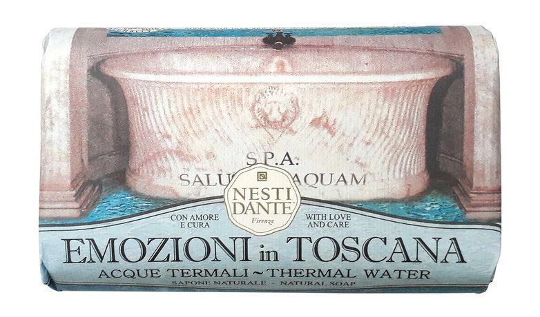 Мыло для тела c растительными экстрактами и маслами Emozioni in Toscana Thermal Water Natural Soap  #1