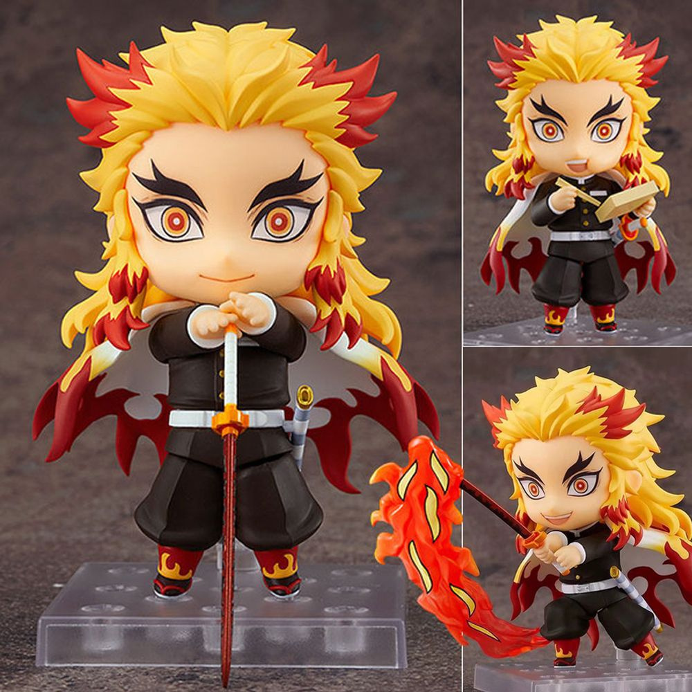 Фигурка Клинок рассекающий демонов Кёджуро Ренгоку / Demon Slayer Kyoujurou Rengoku Nendoroid (10cm) #1