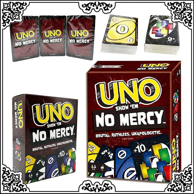 Настольная карточная игра UNO "NO MERCY" , Новая версия игры для всей семьи  #1