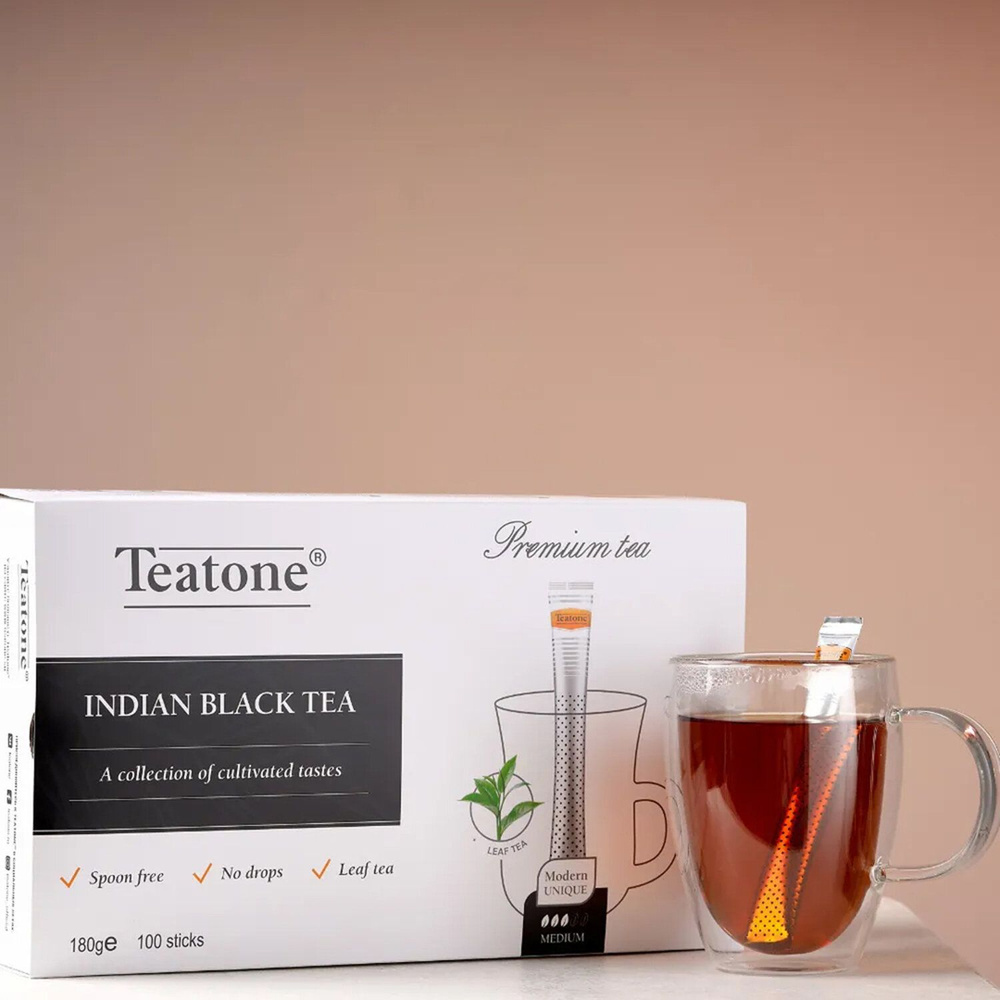 Чай TEATONE черный индийский, 100 стиков по 1,8 г, 1246 #1
