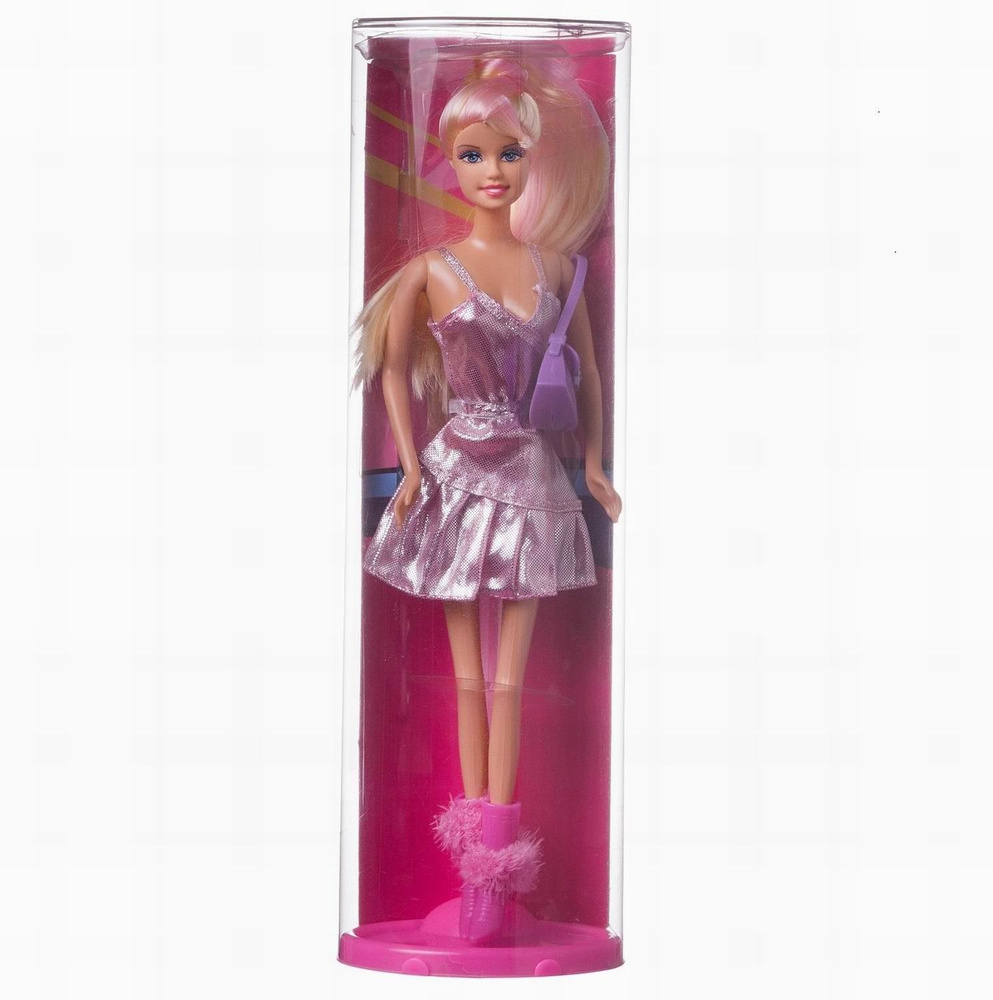 Кукла Defa Lucy Яркая девушка в бледно-розовом платье с сумочкой 29 см  #1