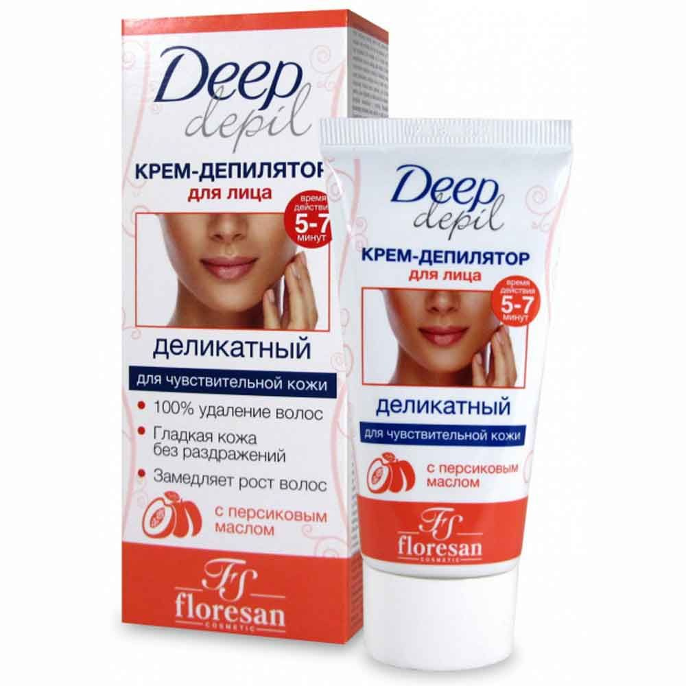 Floresan Deep depil Ф126 Крем-депилятор деликатный для лица для сверхчувствительной кожи, 50 мл  #1