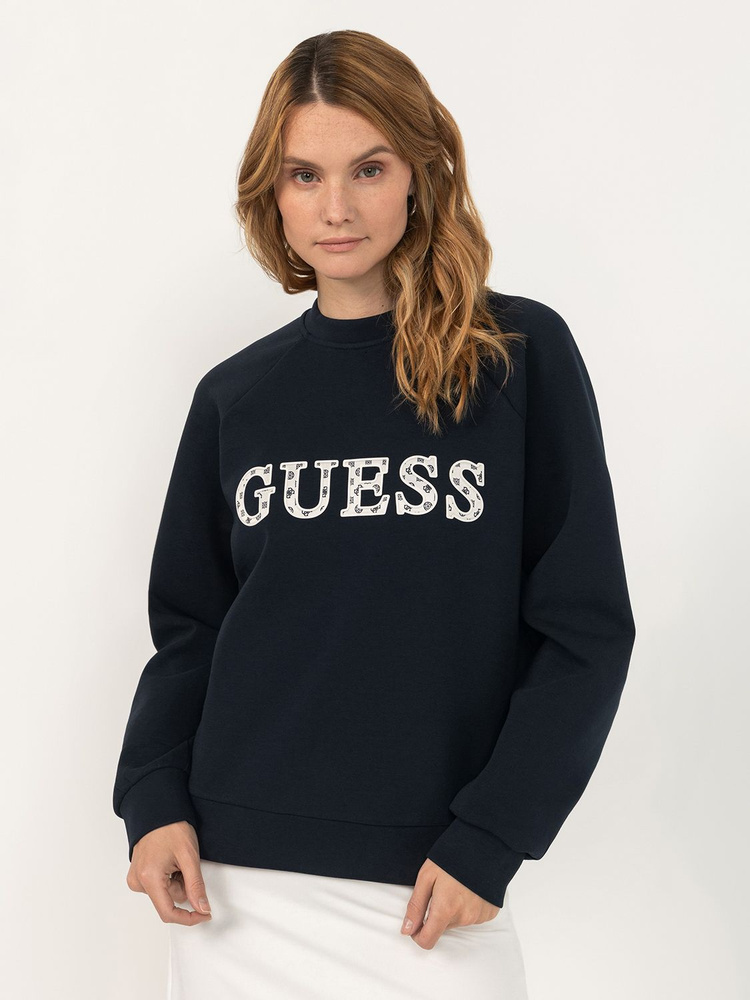 Толстовка GUESS Ann Half-Zip Sweatshirt #1