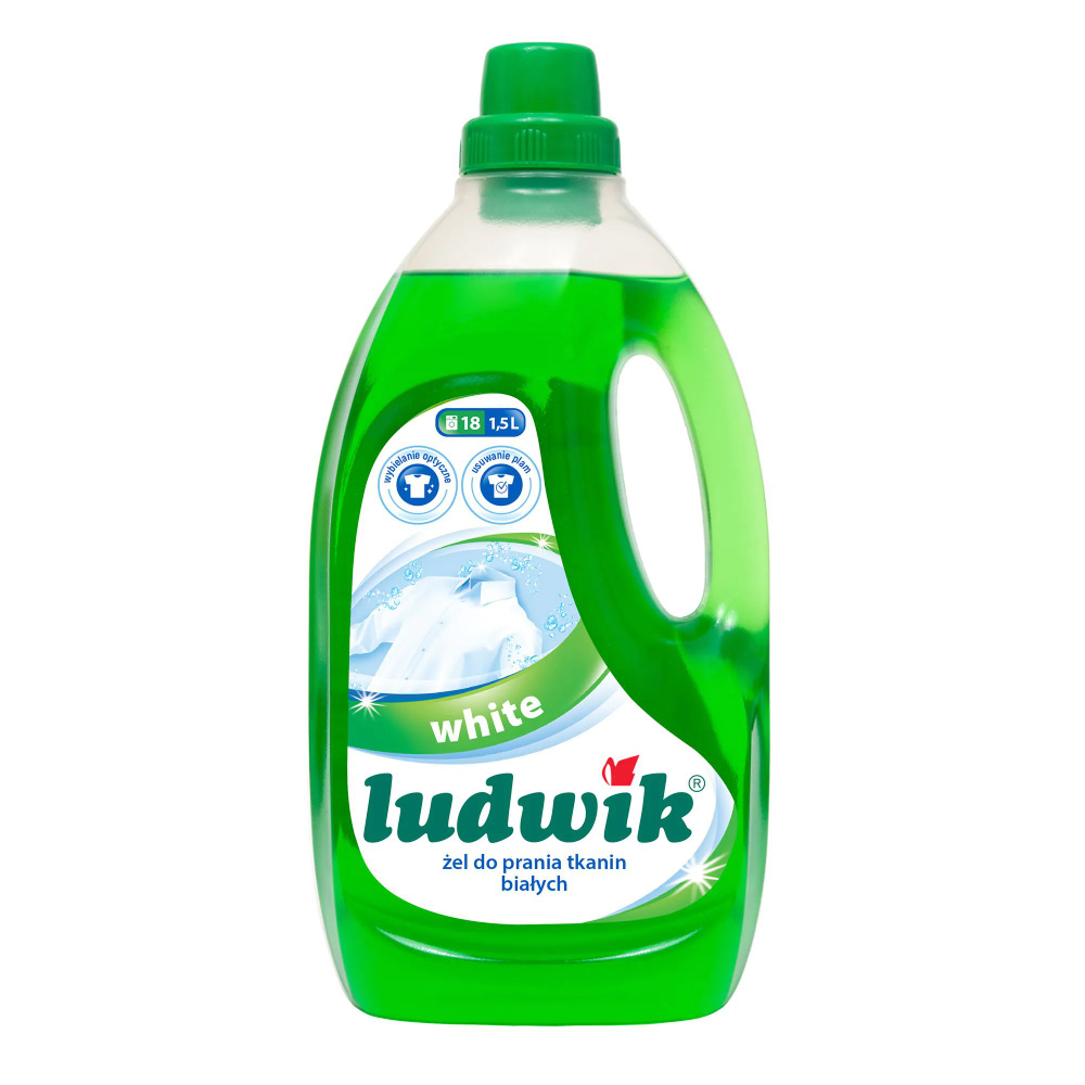 Гель LUDWIK White для стирки белых тканей 1,5 л. #1