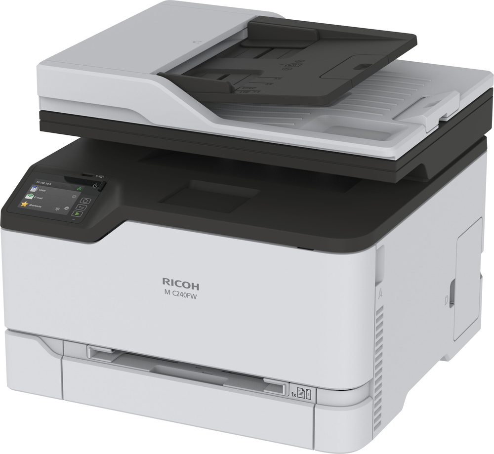 МФУ лазерный Ricoh M C240FW (408430) A4 WiFi белый #1