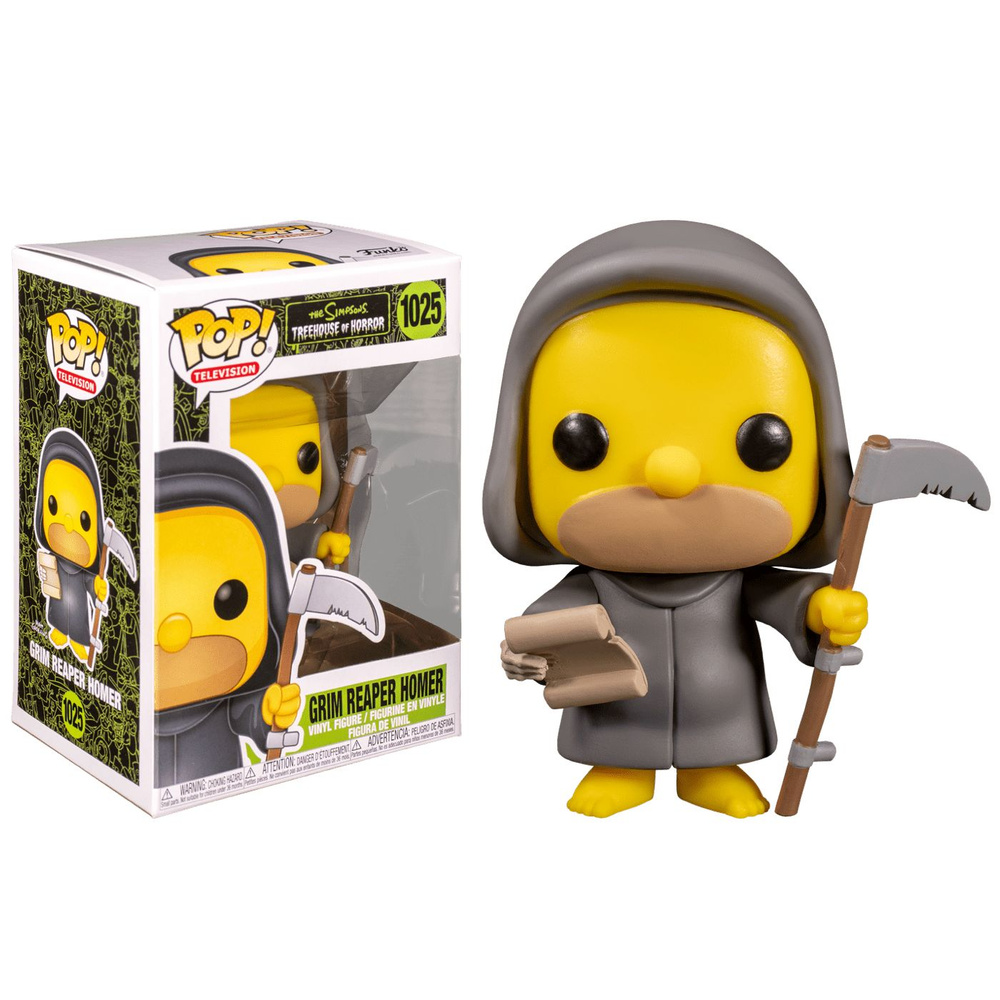 Фигурки Funko Pop! Simpsons: Grim Reaper Homer (Фанко Поп Гомер Смерть из мультсериала Симпсоны)  #1