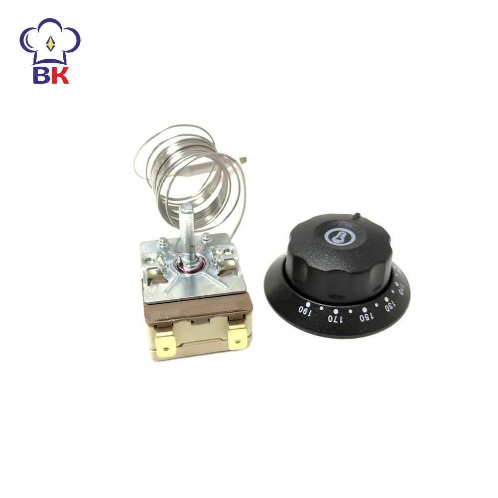 Терморегулятор (термостат капиллярный) для фритюра 50-190 градусов С 20A 250B 1,7mm  #1