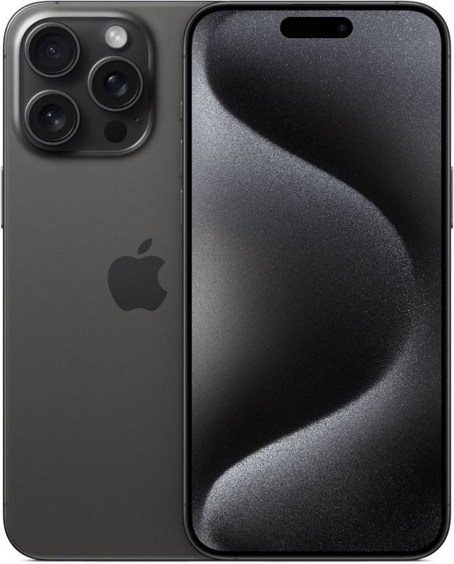Apple Смартфон iPhone 15 Pro (SIM+eSIM) Global 8/512 ГБ, черный #1