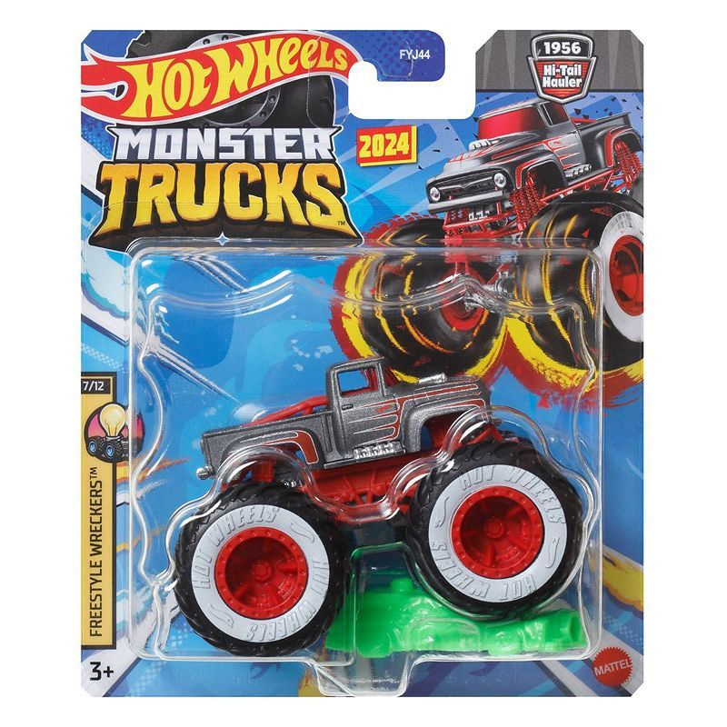 Машинка Hot Wheels Monster Trucks 1:64 1956 Hi-Tail Hauler 2024 HTM62 #1