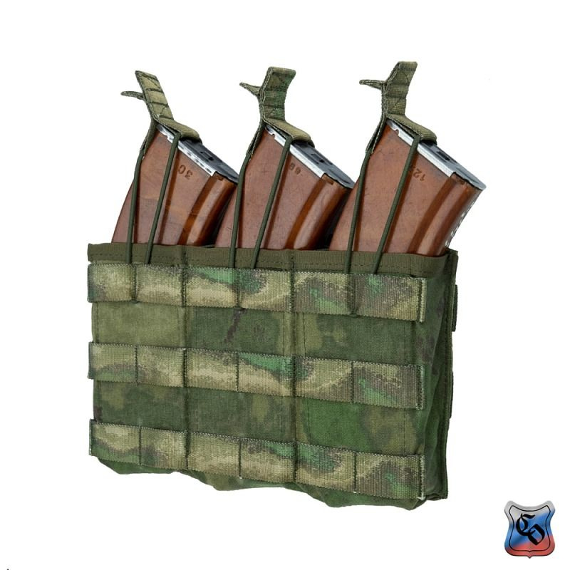 Сумка АКМ 3 MOLLE без клапана (Мох) ССО #1