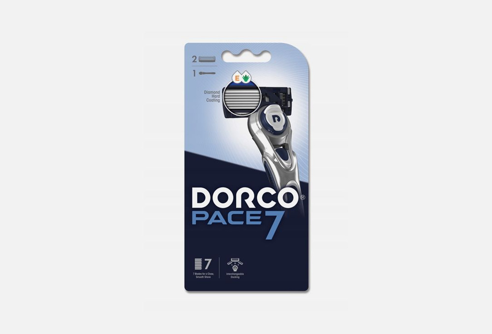 Станок для бритья + 2 сменные кассеты / Dorco, Dorco Pace7 / мл #1