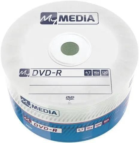 Оптический диск DVD-R 4.7ГБ 16x, 50шт., pack wrap 69200 #1