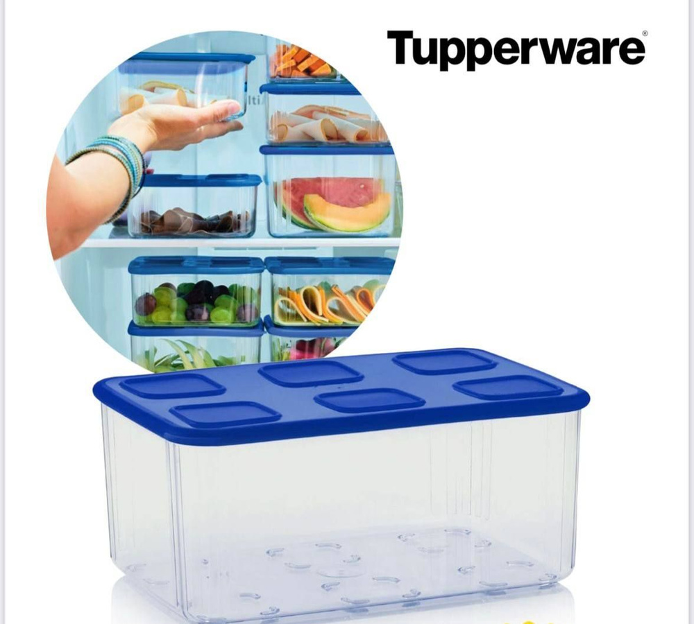 Tupperware Контейнер пищевой "кристальный", 2350 мл, 1 шт #1