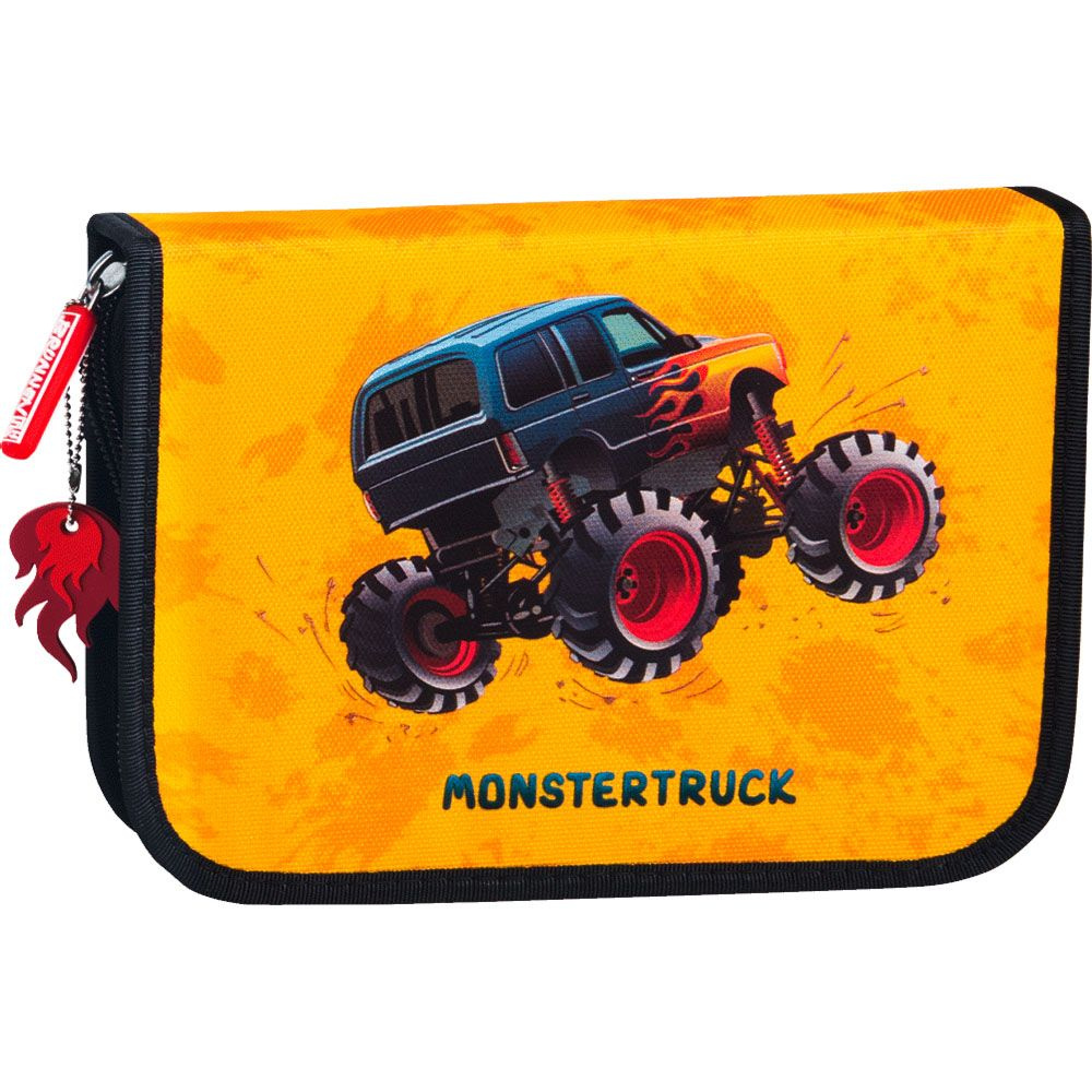 Пенал Brunnen Monstertruck, для пишущих принадлежностей, с наполнением, 19.5 х 13.5 х 3.5 см Машина  #1