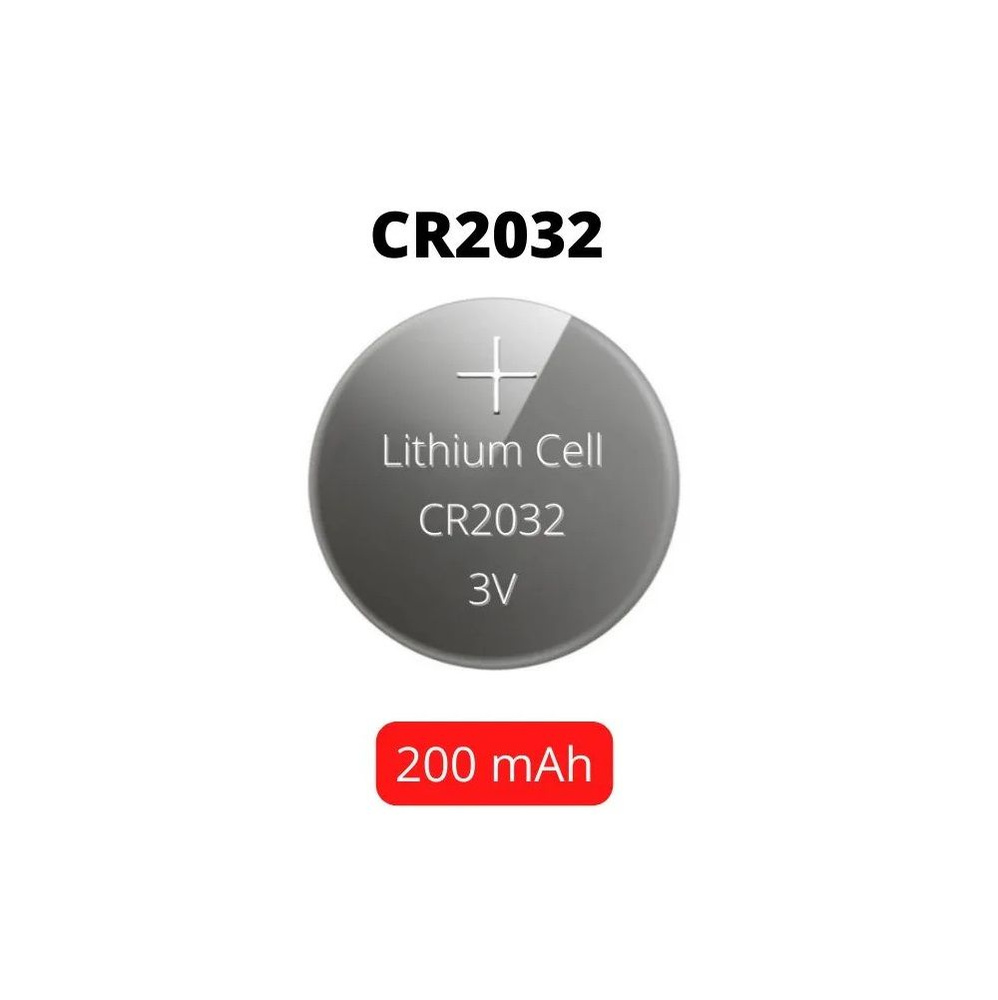 Батарейка литиевая CR2032 3V, 200 mAh, уп. 1 шт. #1