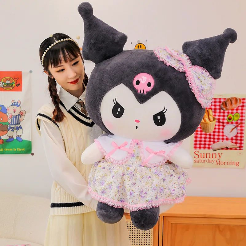 Мягкая игрушка Куроми Моя мелодия Хеллоу Китти Kuromi, 50 см  #1