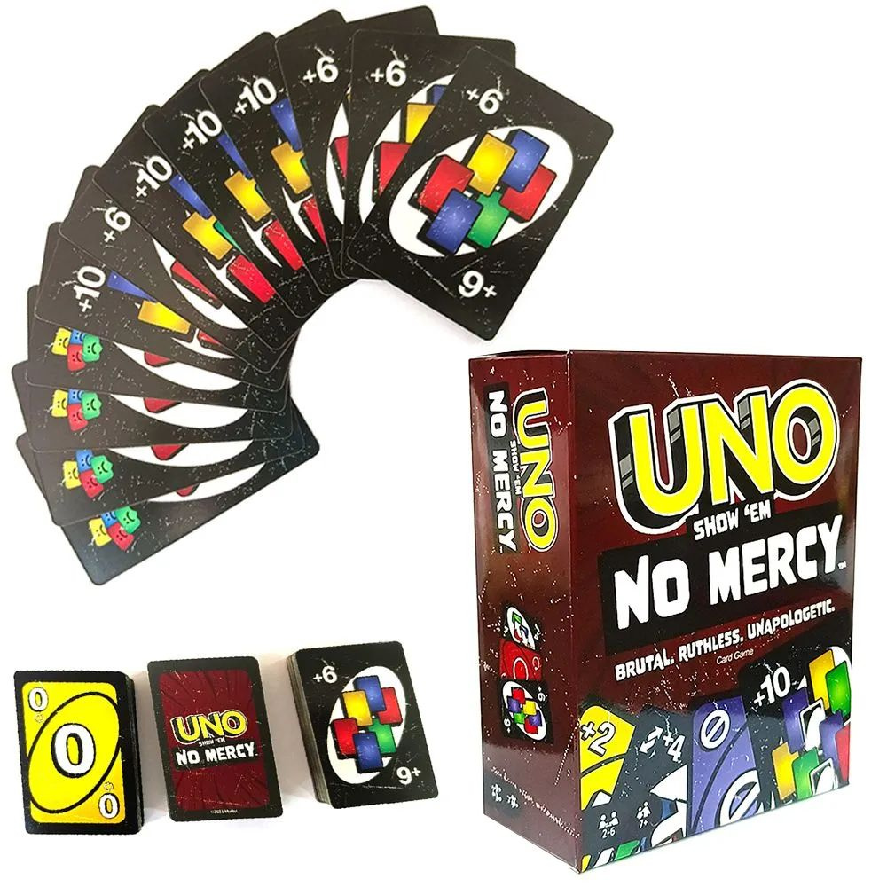 UNO no mercy Карточная игра;настольная игра для веселой вечеринки  #1