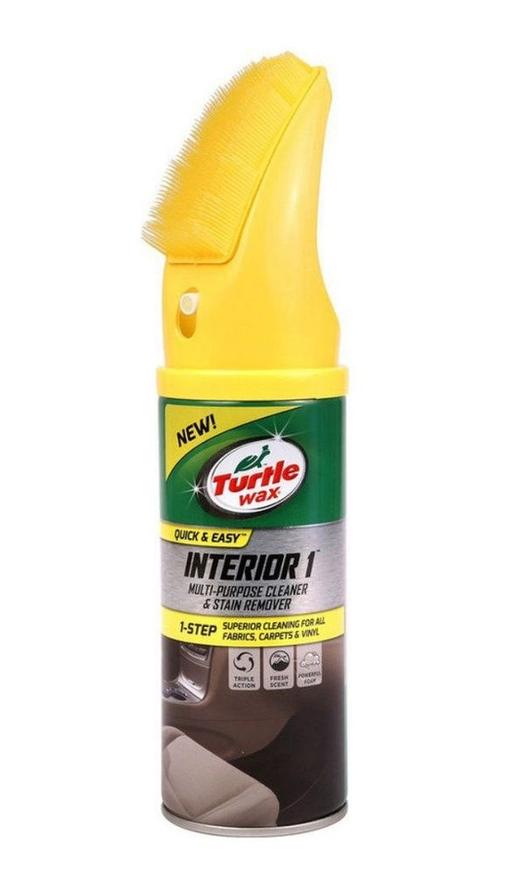 TurtleWax Interior + Brush Aerosol Сухая химчистка обивки салона 500мл 52799  #1