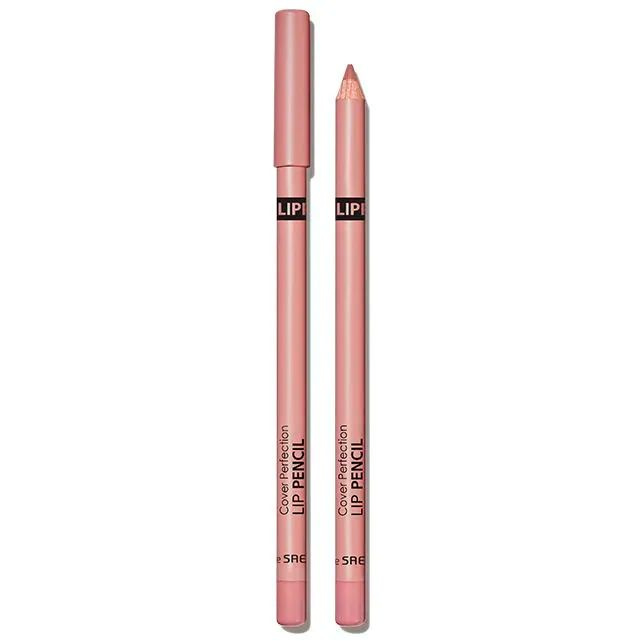 Карандаш для губ + точилка The Saem Cover Perfection Lip Pencil 02 Rosy #1