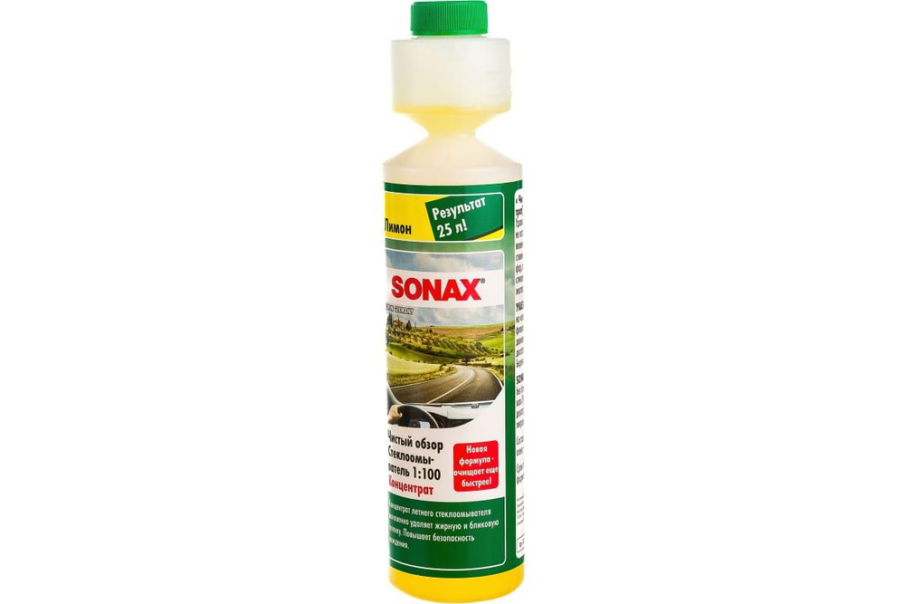 Стеклоомыватель концентрат Sonax 1:100 аромат "Лимон" 250мл. 373141  #1