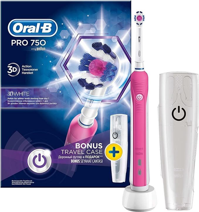 Oral-B Электрическая зубная щетка Pro 750, розовый #1