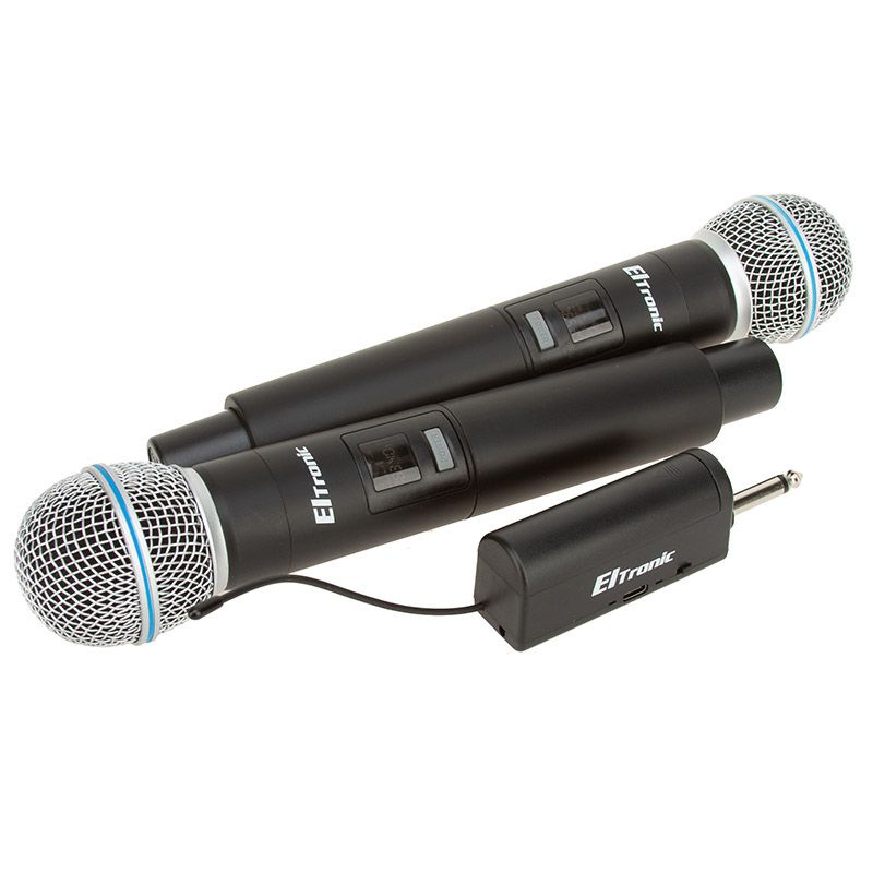 Eltronic Микрофон Набор беспроводных микрофонов ELTRONIC 10-04 черный, черный  #1