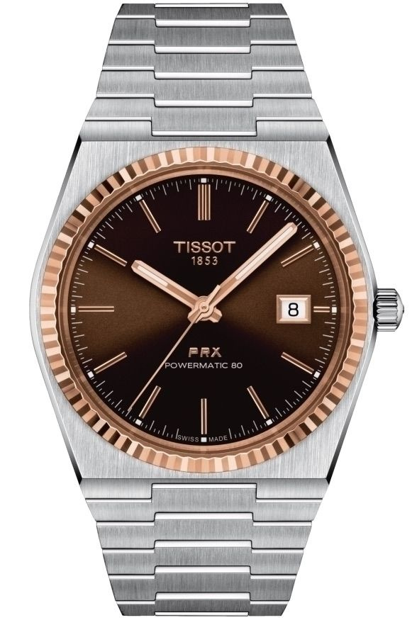 Швейцарские механические часы с автоподзаводом Tissot PRX Powermatic 80 T931.407.41.291.00 на стальном #1