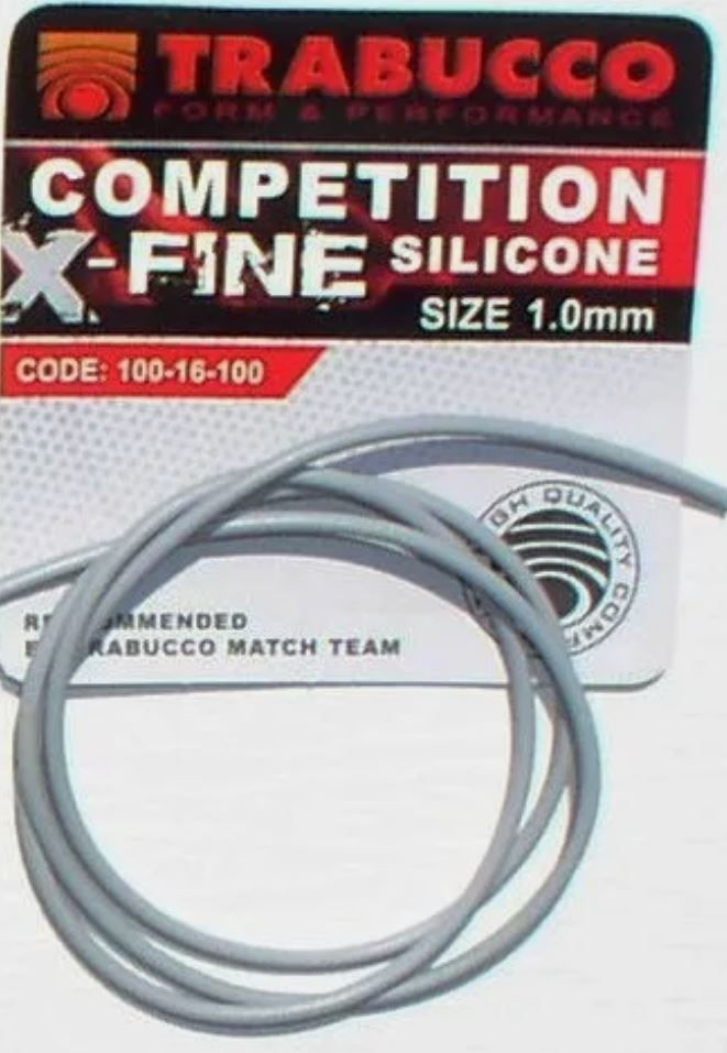 Кембрик силиконовый TRABUCCO COMPETITION X-FINE SILICONE*1,0mm/50cm Grey #1