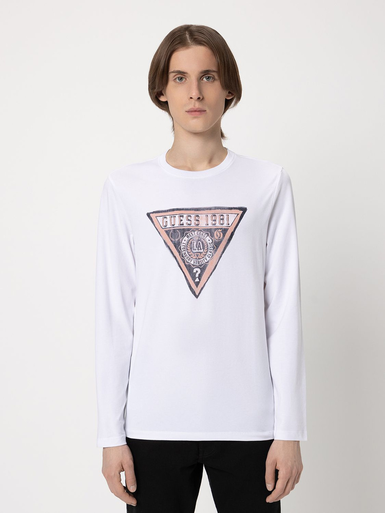 Лонгслив GUESS LS CN TRIANGLE PRINT #1