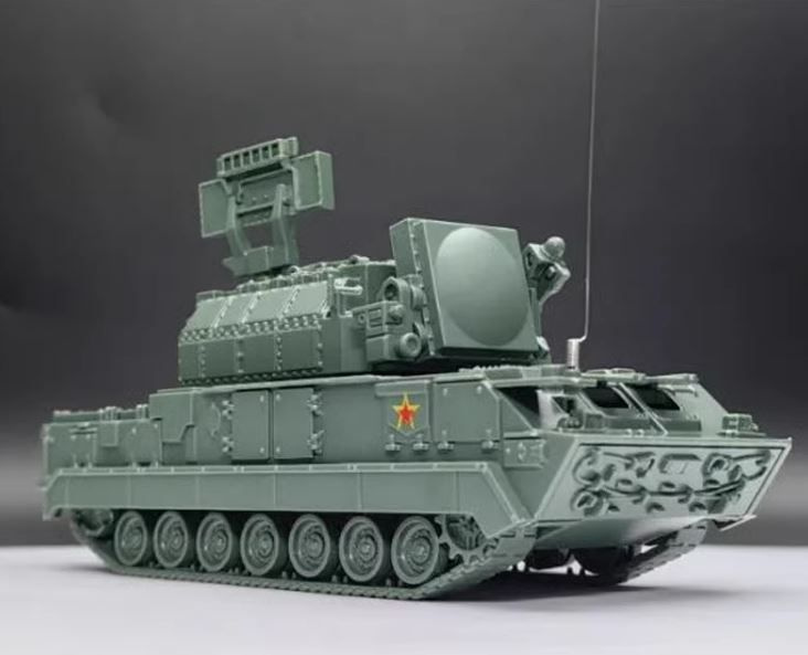 Сборная модель ЗРК Тор-М2 в масштабе 1/72 #1