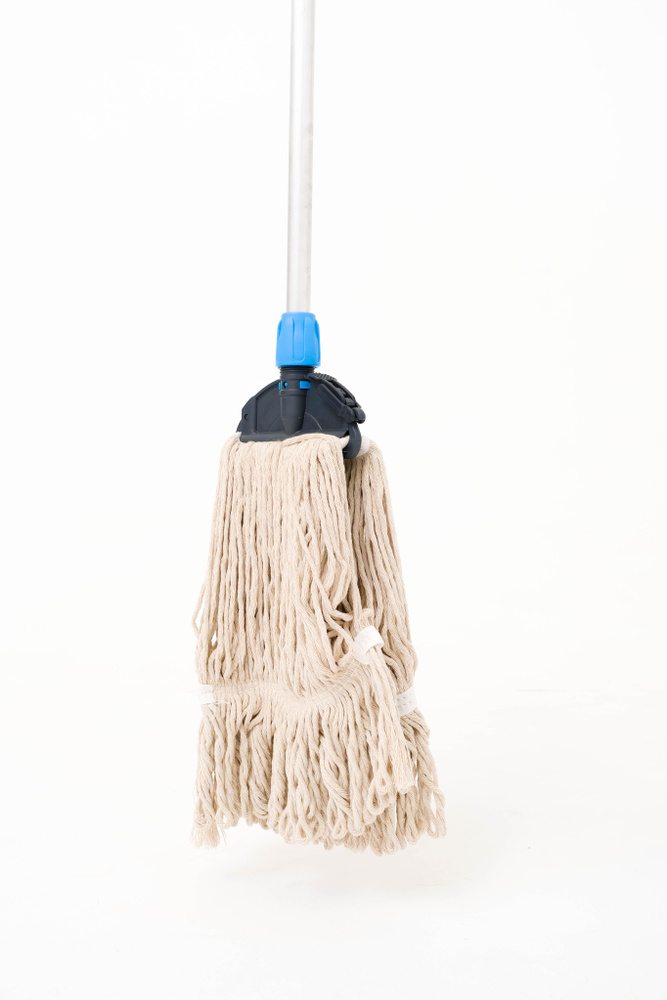 Швабра для мытья полов уборочной тележки, веревочный МОП Кентукки, ручка 140 см  #1