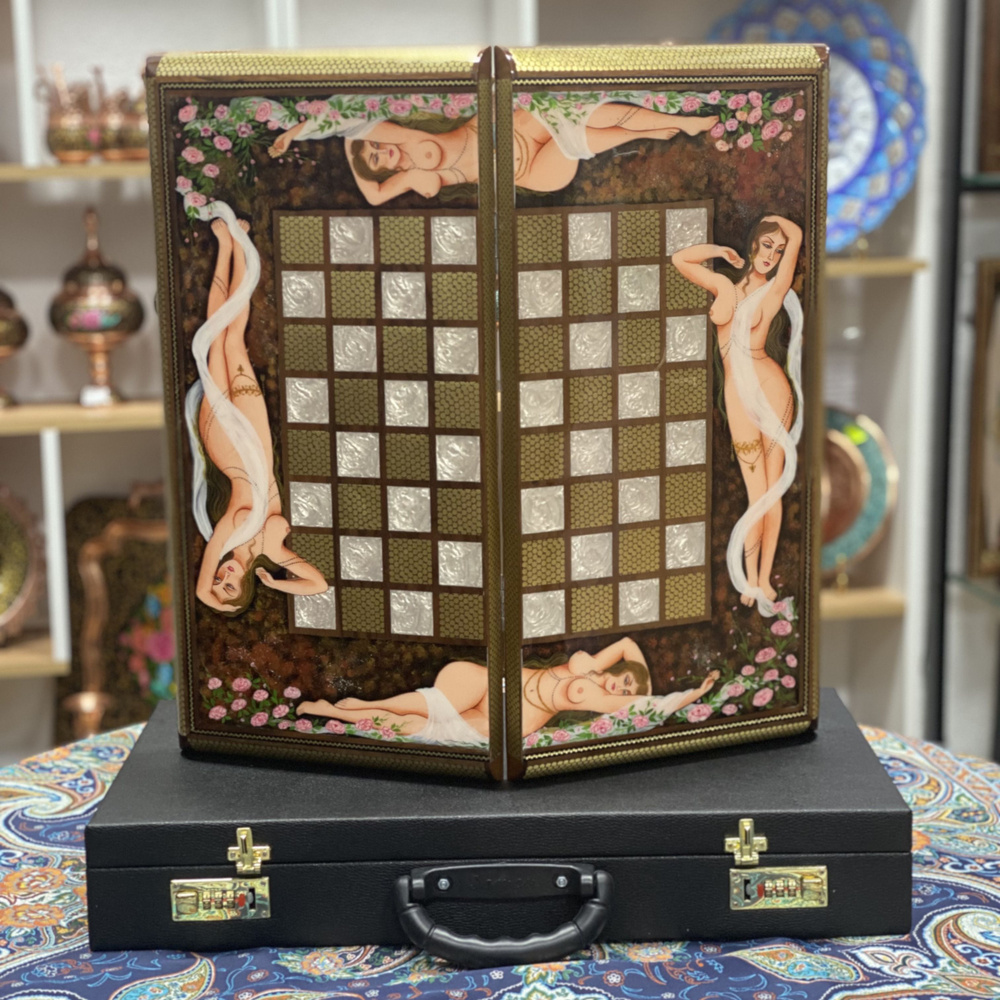 Шахматы-Нарды Хатам Иран Ручная Работа #1