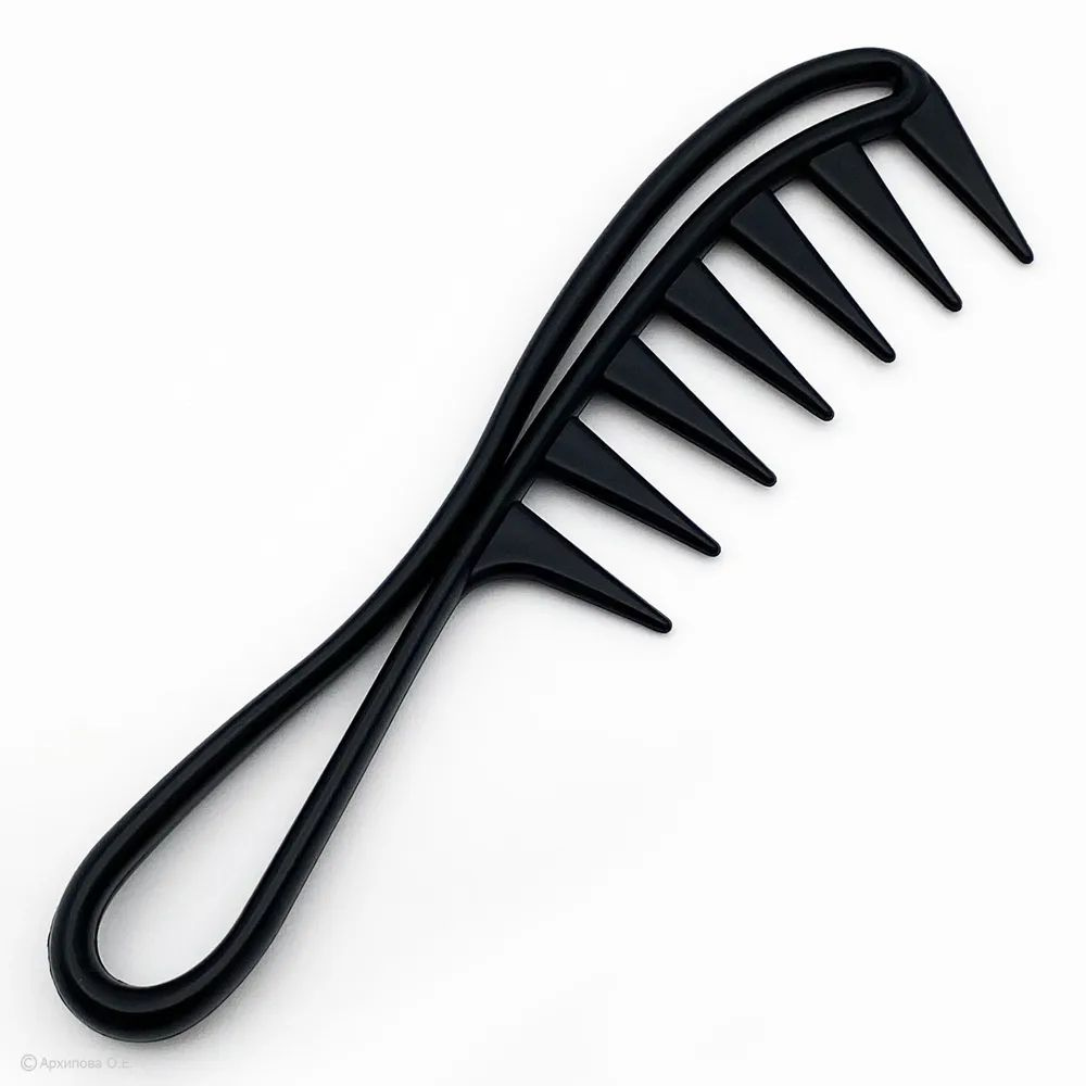 Расческа гребень для волос с крупными зубцами HAIR COMB Professional  #1