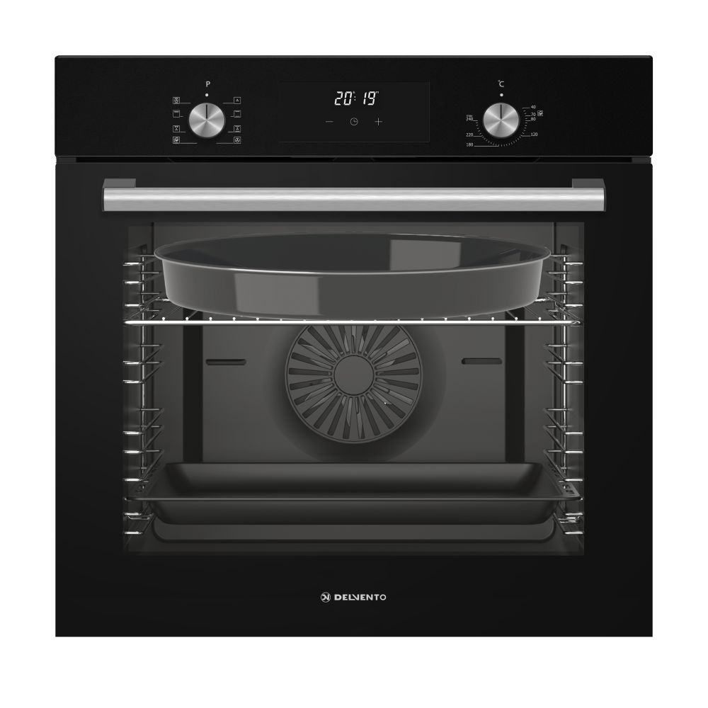 Духовой шкаф электрический встраиваемый DELVENTO V6EB68057 60см / 80л / гриль и 3D конвекция / утапливаемые #1