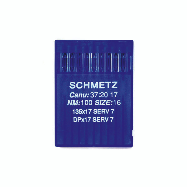 Иглы Schmetz DPx17 SERV7 100/16 для промышленных машин #1