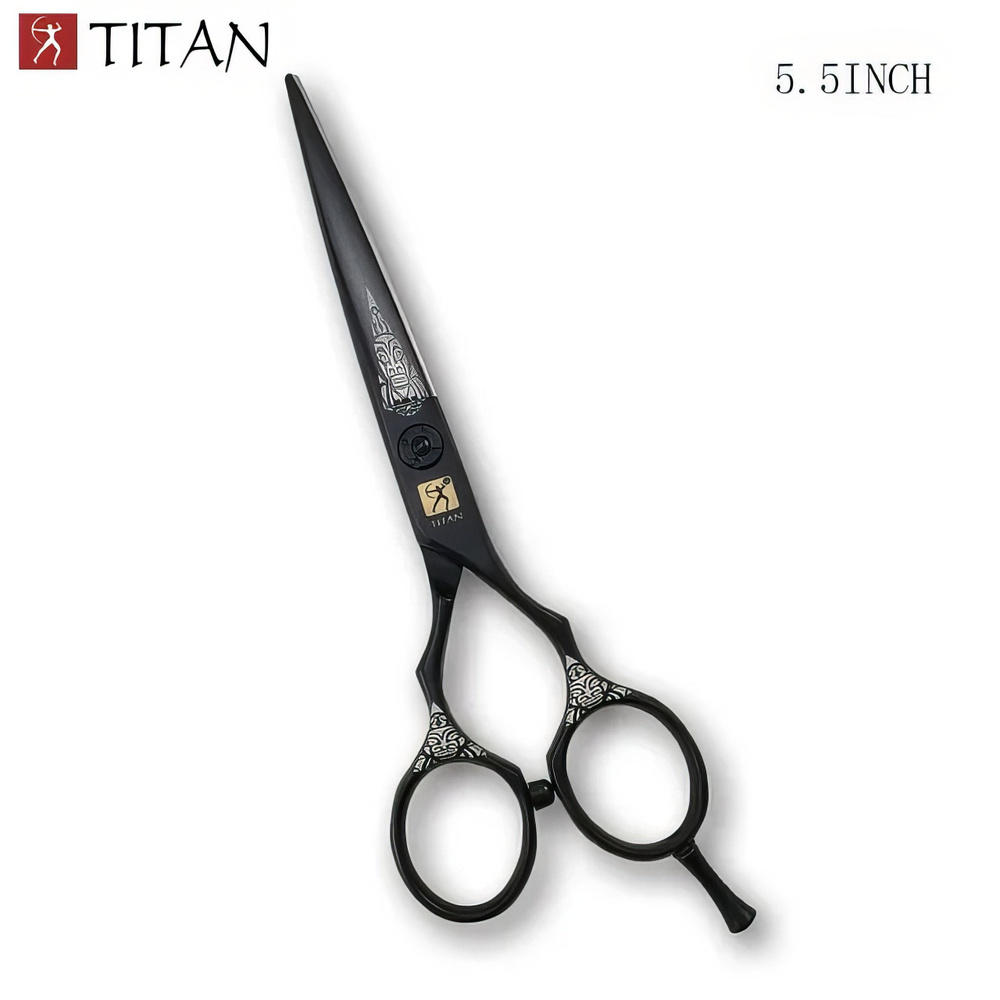 Парикмахерские ножницы Titan H555 5.5 inch Черные #1