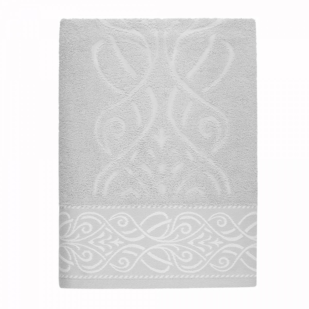 Самойловский текстиль Полотенце для лица, рук Толедо, Хлопок, 50x90 см, светло-серый, 1 шт.  #1