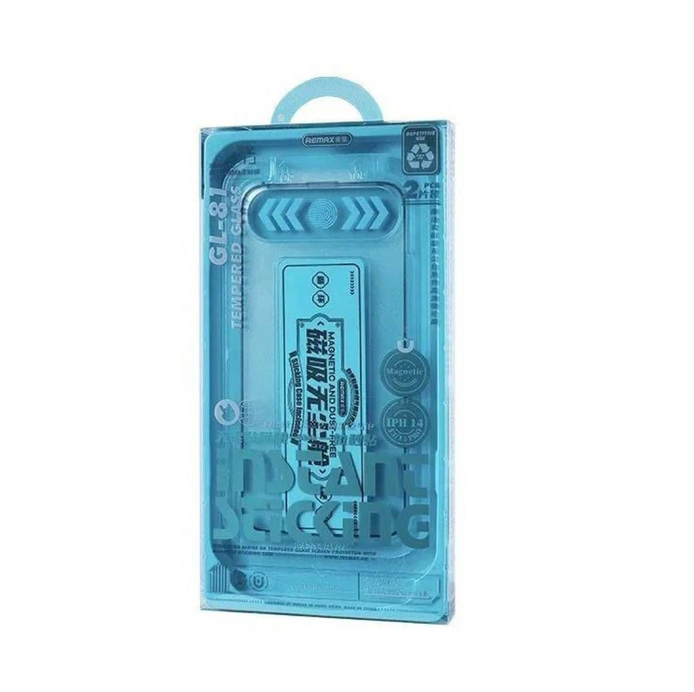 Защитное стекло Remax Tempered Glass GL-81 для iPhone 13/13 Pro, салфетки в комплекте, 2 шт в уп.  #1