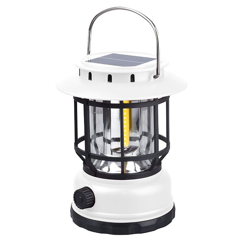 Фонарь для кемпинга на солнечной батарее "Solar Outdoor Camping Lantern", белый  #1