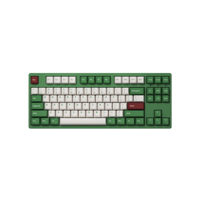 AKKO Игровая клавиатура проводная Matcha Red Bean, (Akko V2 Orange), Английская раскладка, зеленый  #1