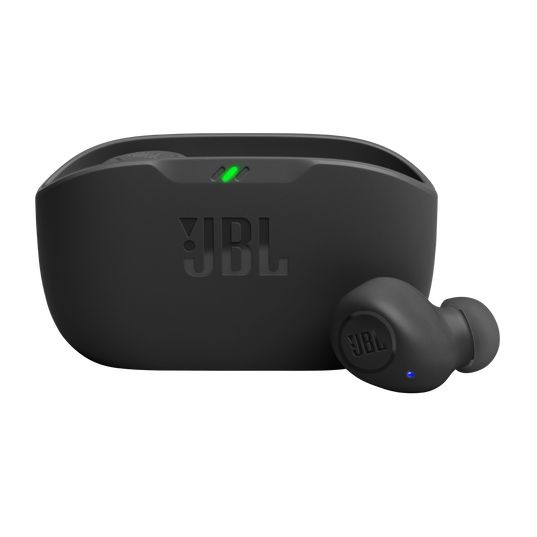 JBI Наушники беспроводные с микрофоном JBL Wave Buds, USB Type-C, черный  #1