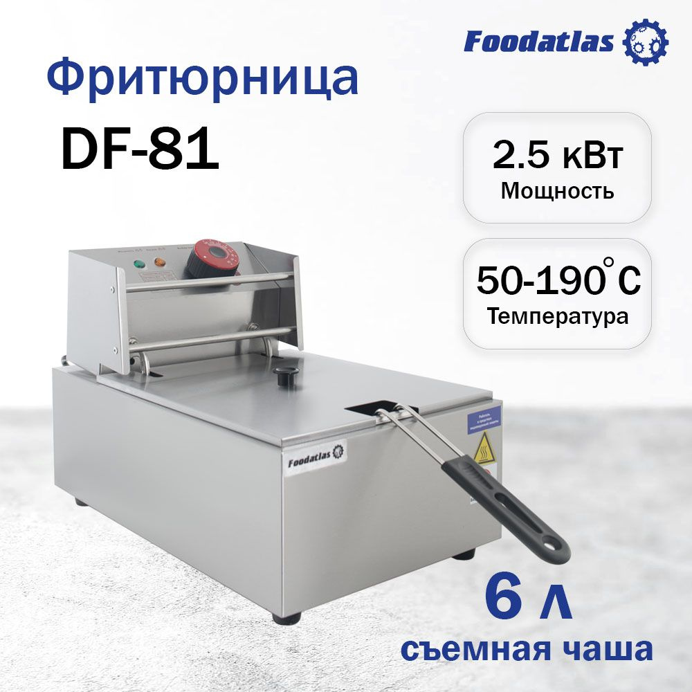 Фритюрница Foodatlas Eco DF-81 (6л) #1