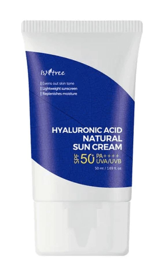 ISNTREE Увлажняющий минеральный солнцезащитный крем Hyaluronic Acid Natural Sun Cream SPF50+ PA+++, 50 #1
