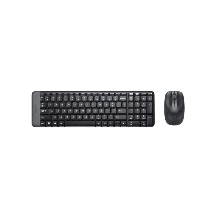 Комплект беспроводная клавиатура+мышь Logitech MK220 black (920-003236)  #1