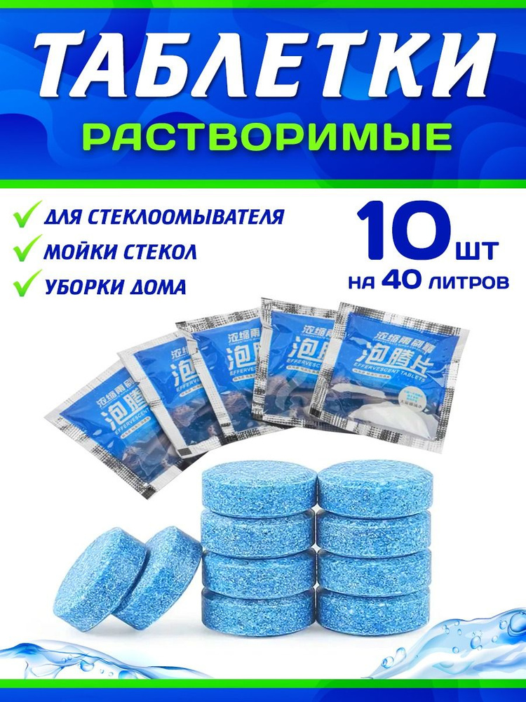 Концентрат жидкости стеклоомывателя 10 шт - 40 л #1