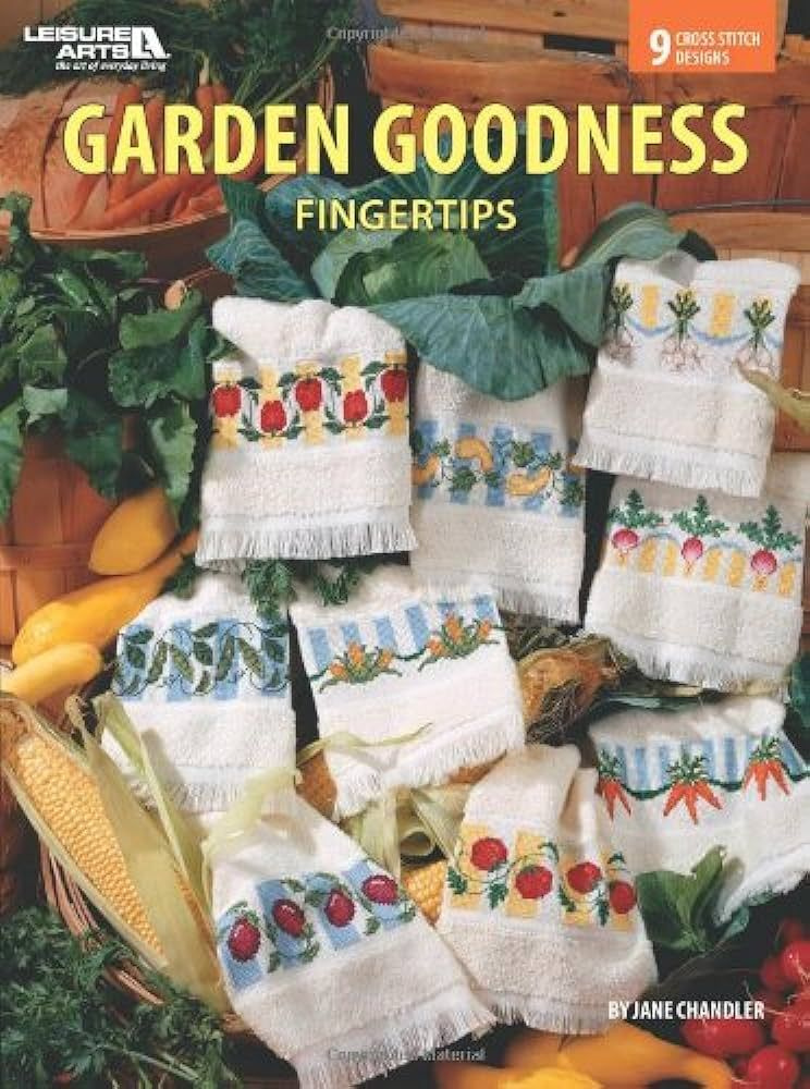 Буклет со схемами для вышивания "Garden Goodness" / Leisure Arts, 4843 #1