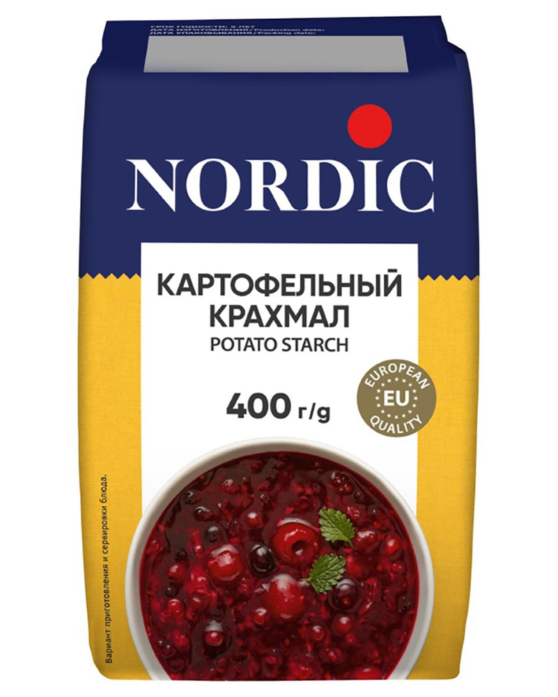 Картофельный крахмал Nordic, 400г х 1шт #1