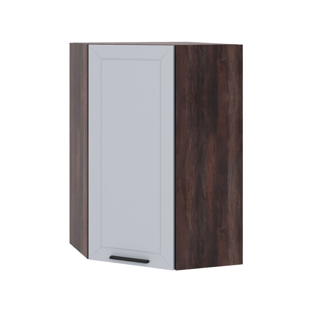 Кухонный модуль навесной шкаф Сурская мебель Глетчер 59,2x59,2x92 см высокий угловой, 1 шт.  #1